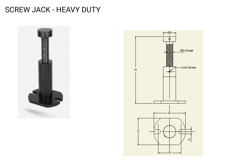 SCREW JACK - HEAVY DUTY