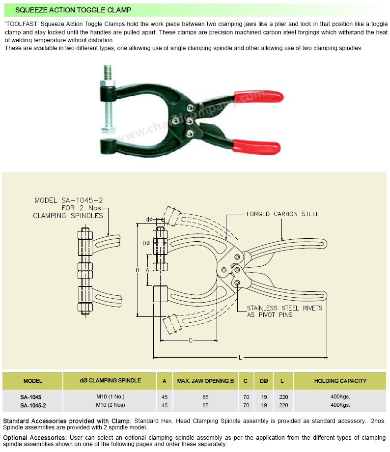 HOOK TYPE MODEL HPA-8